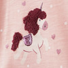 Baby Langarmshirt mit Pferde-Motiv