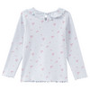 Baby Langarmshirt mit Millefleur-Muster