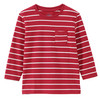 Jungen Langarmshirt mit Streifen