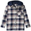 Jungen Flanellhemd mit Sweatkapuze