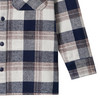 Jungen Flanellhemd mit Sweatkapuze