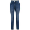 Damen Slim-Jeans mit Used-Waschung