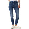 Damen Slim-Jeans mit Used-Waschung