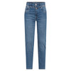 Damen Slim-Jeans mit Used-Waschung