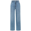 Damen Wide-Leg-Jeans mit Gürtel