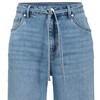 Damen Wide-Leg-Jeans mit Gürtel