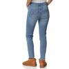 Damen Slim-Jeans mit Used-Waschung