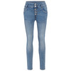 Damen Skinny-Jeans mit großer Knopfleiste