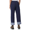 Damen Straight-Relaxed-Jeans in Raw-Denim