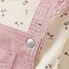 Mädchen Set mit Blumen-Muster