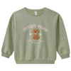 Mädchen Sweatshirt mit Bären-Print  hellgrün