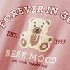 Mädchen Sweatshirt mit Bären-Print 