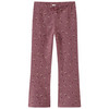 Mädchen Sweatleggings mit Allover-Motiv lila