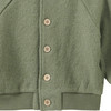 Baby Wollwalk-Blousonjacke mit Rippbündchen