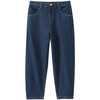 Jungen Barrel-Jeans mit Used-Waschung