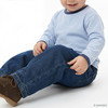 Jungen Barrel-Jeans mit Used-Waschung