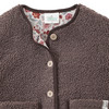 Mädchen Teddyjacke mit abnehmbaren Ärmeln