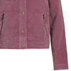 Damen Cordjacke mit Kapuze