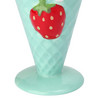 Eisbecher mit Erdbeer-Motiv