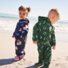 Baby Softshelloverall mit Allover-Print