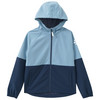 Jungen Softshelljacke mit Futter hellblau / dunkelblau
