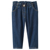 Baby Paperbag-Jeans mit Used-Waschung