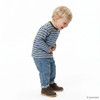 Baby Barrel-Jeans mit Used-Waschung