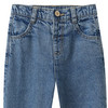 Baby Barrel-Jeans mit Used-Waschung