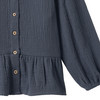 Mädchen Musselin-Bluse mit Volant