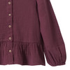 Mädchen Musselin-Bluse mit Volant