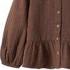 Mädchen Musselin-Bluse mit Volant