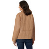 Damen Jacke in Veloursleder-Optik