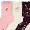 5 Paar Mädchen Socken in verschiedenen Farben