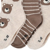 3 Paar Baby Socken mit Bär-Motiven