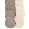 2 Baby Strumpfhosen mit Ajour-Muster