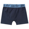 3 Jungen Boxer mit Baufahrzeugen