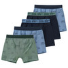 5 Jungen Boxer mit elastischem Webbund