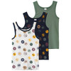 3 Jungen Unterhemden mit Sport-Motiven