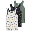 3 Jungen Unterhemden mit Sport-Motiven