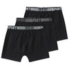 3 Jungen Boxer mit elastischem Webbund schwarz