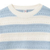 Mädchen Pullover mit Blockstreifen
