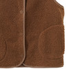 Mädchen Teddyweste mit Knopfleiste