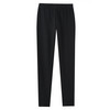 Mädchen Sweatleggings in Unifarben schwarz