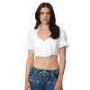 Damen Dirndl-Bluse mit Spitze