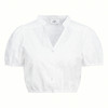 Damen Dirndl-Bluse mit Lochstickerei