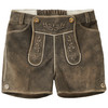 Mädchen Lederhose mit Stickereien