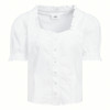 Damen Trachtenbluse mit weitem Ausschnitt