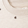 Mädchen Sweatshirt mit Herz-Stickerei