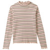 Mädchen Langarmshirt mit Wellenbündchen