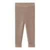 Gebreide babybroek met ribbelstructuur